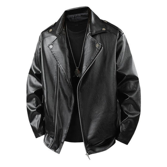 Damen klassisches Kunstleder-Bikerjacke Fudus