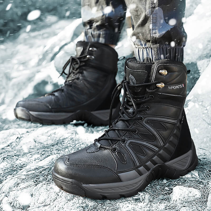 Damen Isolierte Winterstiefel mit rutschfester Sohle und wärmendem Innenfutter Fudus