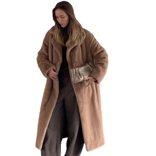 Damen kuscheliger und eleganter Mantel Fudus