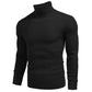 Herren Hochwertiger Rollkragenpullover aus feinem Rippenstrick Fudus