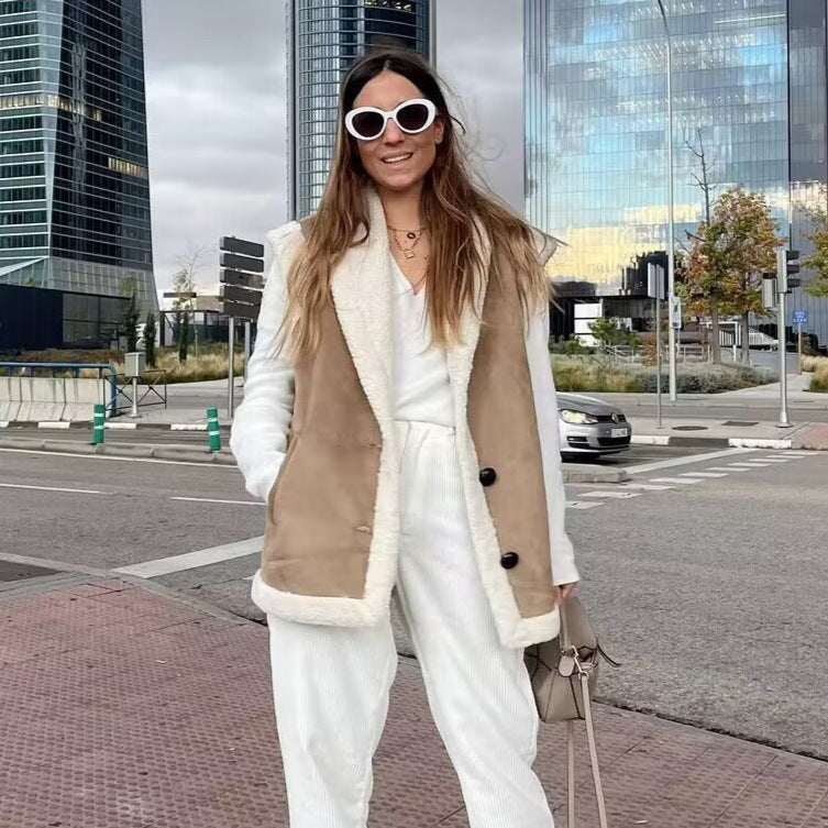 Damen gefütterte Weste Fudus