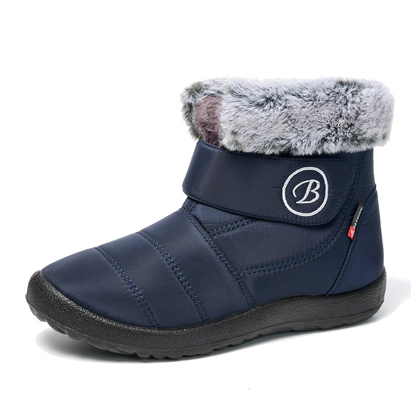 Damen isolierte Winterstiefel mit praktischer Klettverschluss und warmem Fleece-Futter Fudus
