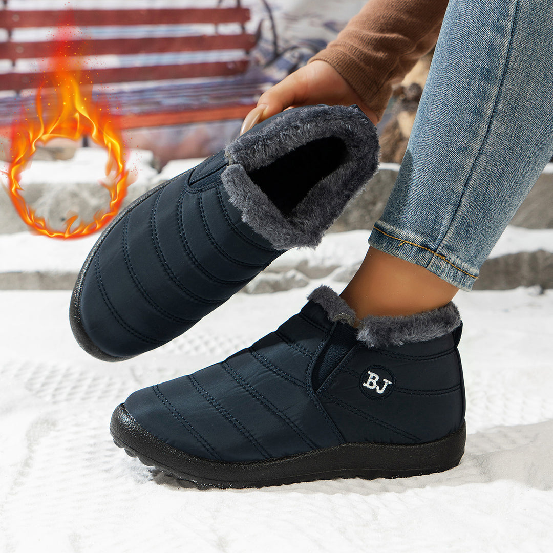 Damen Komfortable Winterboots mit kuscheligem Futter und rutschfester Sohle Fudus
