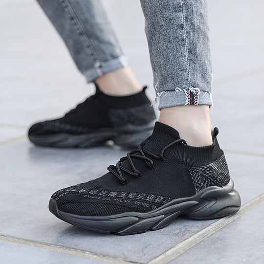 Damen Hohe Komfort Sneaker mit elastischem Schaft Fudus
