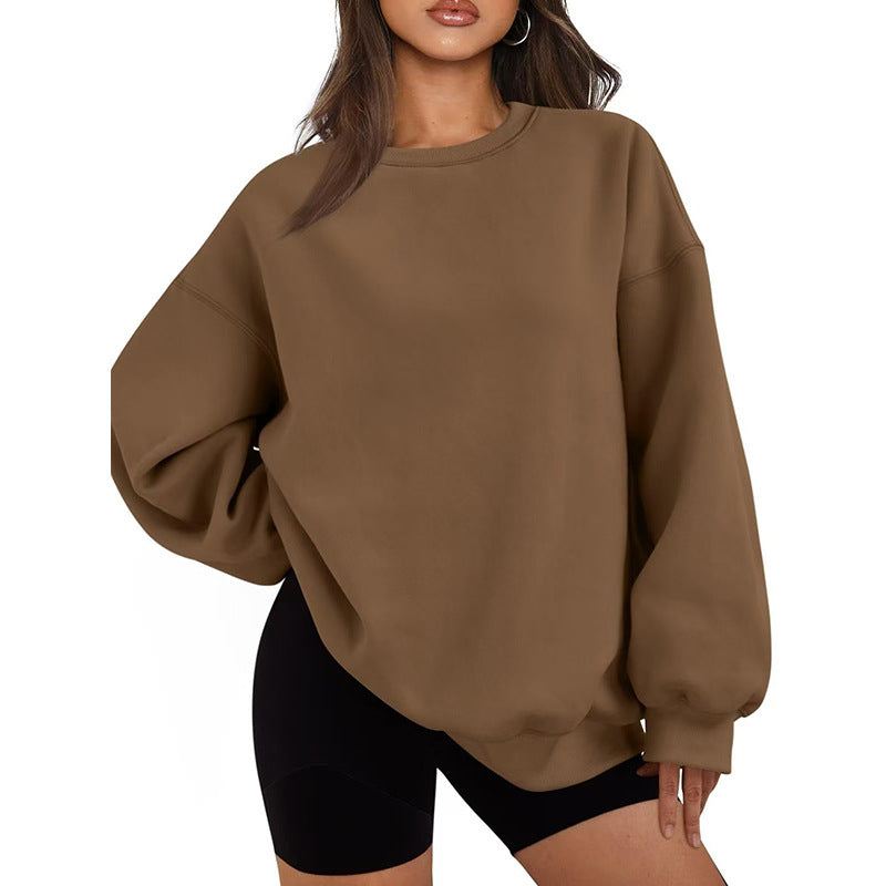 Damen lässiger Oversized Pulli Fudus