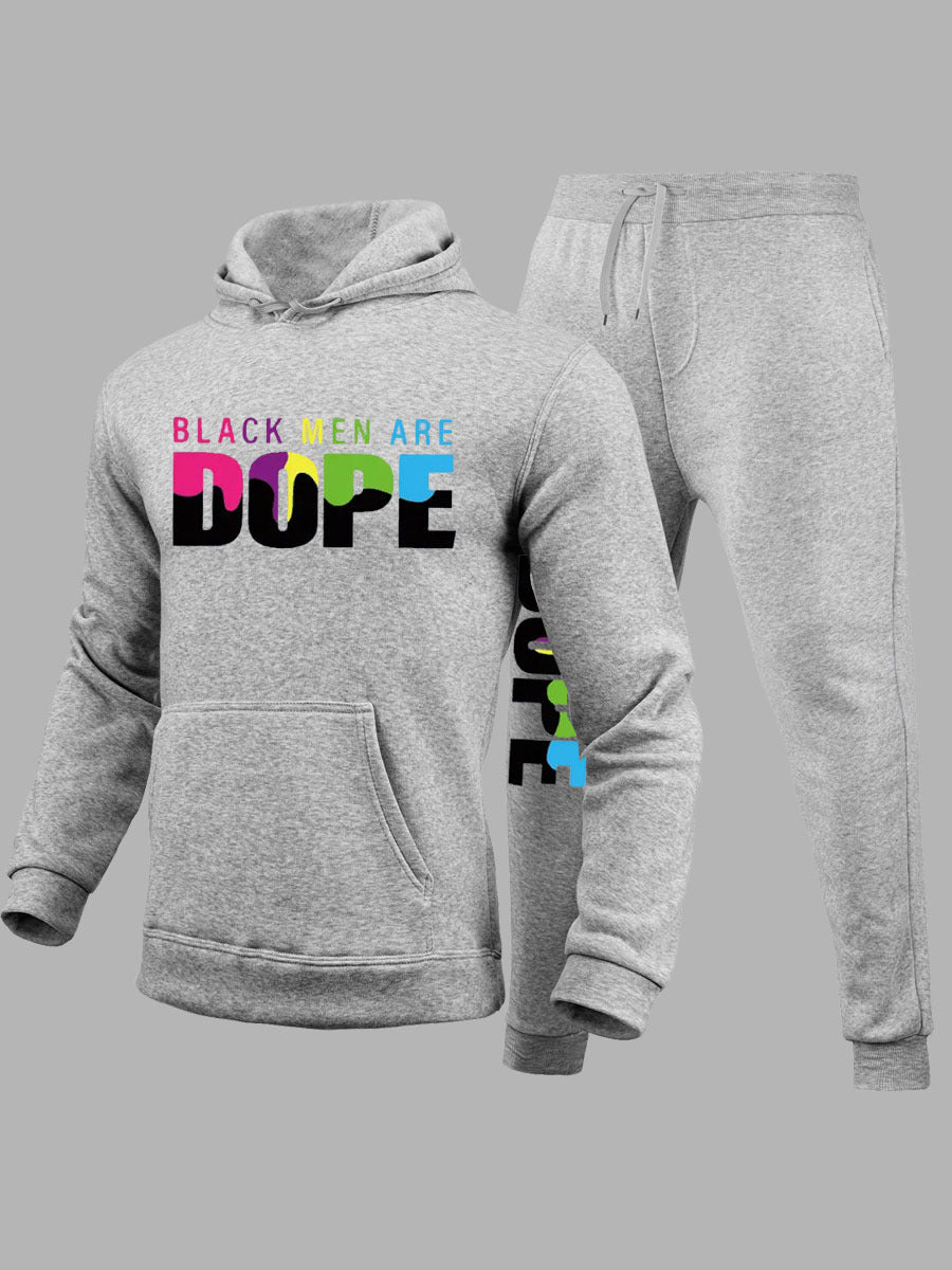 Damen Hoodie und Jogginghose Set mit auffälligem Statementdruck Fudus