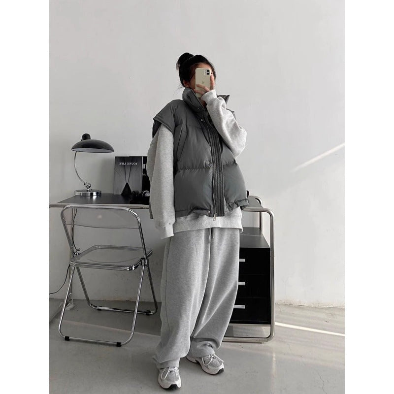 Damen Ärmellose Weste Parka Für Alltag Und Stil