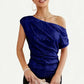 Top One Shoulder Glitter Elegant