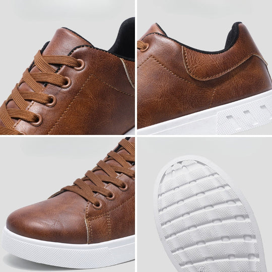 Herren Leder Sneaker Klassisch