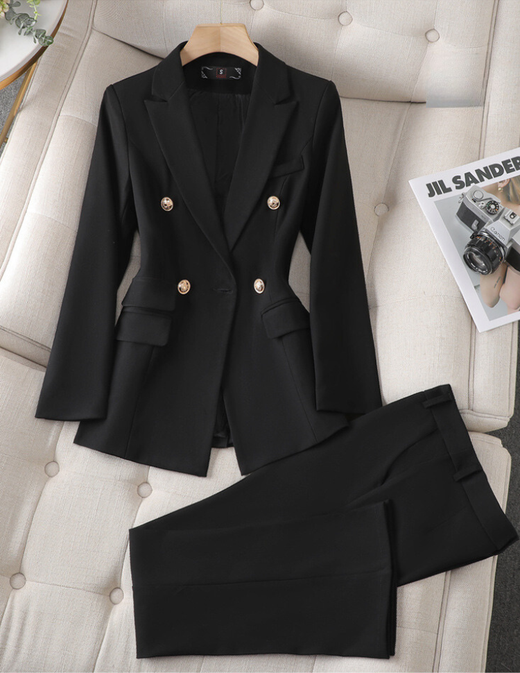 Fudus - Elegantes Blazer- und Hosen-Set für Frauen