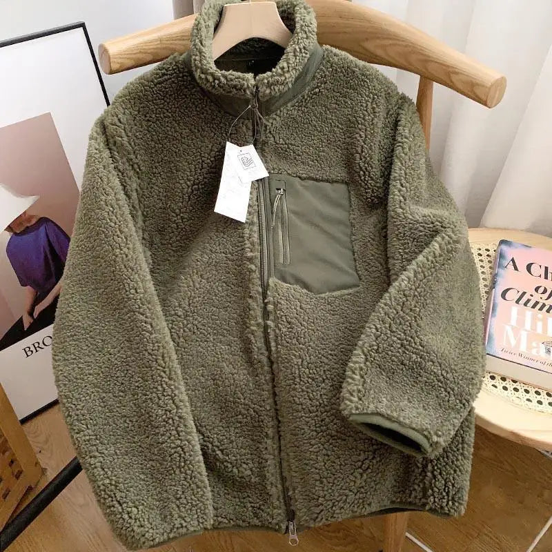 Damen Winterjacke Teddybär