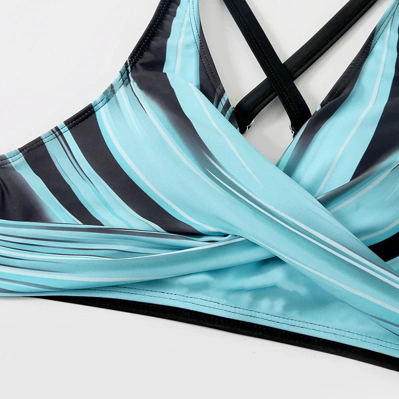 Fudus | Push up Halter Bikini Satz Mit Hoher Taille Für Damen