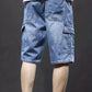 Herren Cargo Denim Shorts