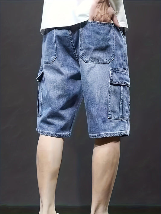 Fudus | Cargo Denim Shorts Für Herren