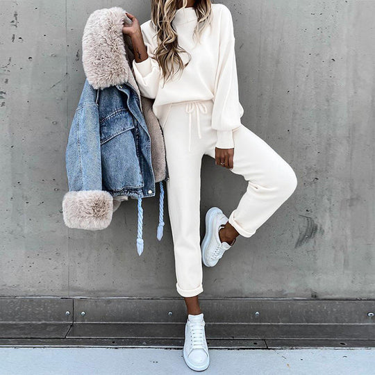 Damen Trainingsanzug Stilvolles Bequemes Outfit Alltag