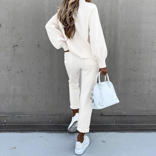 Damen Trainingsanzug Stilvolles Bequemes Outfit Alltag