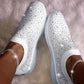 Fudus | Rhinestone Weiches Sohle Atmungsaktive Sneaker