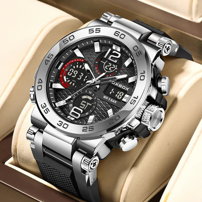 Herrenarmbanduhr Chronograph Robust Nachhaltig