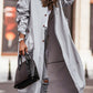 Serena - Oversize-Trenchcoat mit Flickenmuster