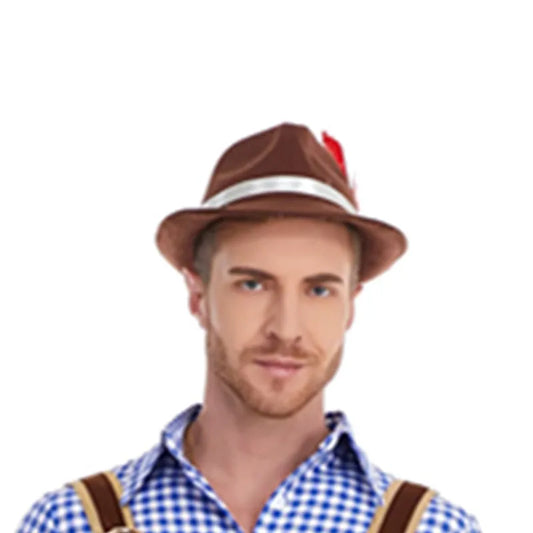 Herren Bayerische Tracht Mit Hosenträgershorts Und Hemd