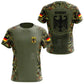 Fudus | T-Shirt mit Camouflage-Muster für Veteranen der deutschen Armee Fußballtrikot für Männer Deutschland EM 2024
