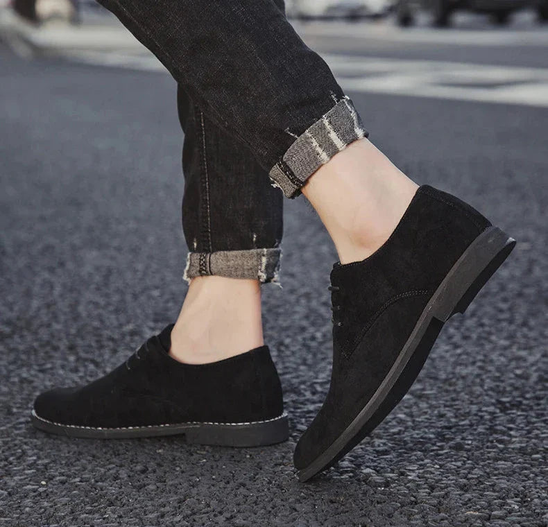 Herren Atmungsaktive Weiche Anzugschuhe Aus Kalbsleder