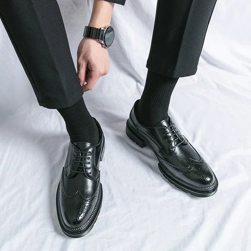 Herren Leder Formelle Loafers