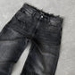 Fudus Herren Jeans - Gewaschen Retro Amerikanischer Stil