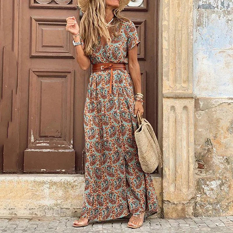 Kleid Lange Boho Sommer