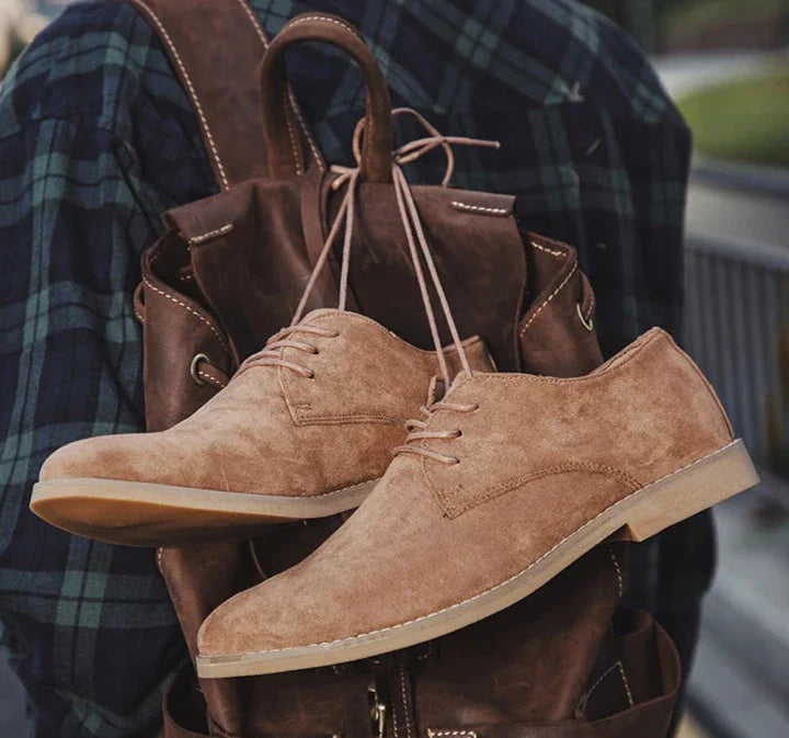 Herren Atmungsaktive Weiche Anzugschuhe Aus Kalbsleder