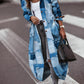 Serena - Oversize-Trenchcoat mit Flickenmuster
