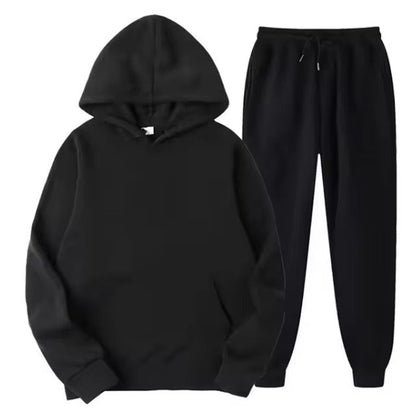 Gemütlicher Klassischer Jogginganzug Für Männer - Hoodie, Jogginghose
