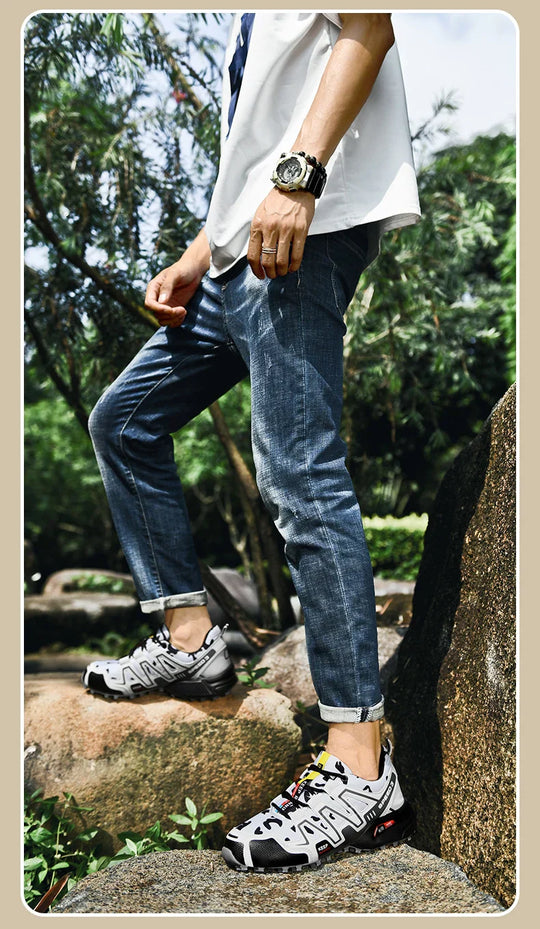 Herren Sportliche Atmungsaktive Trail Schuhe