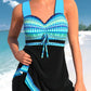 Stilvolles Bauchkontrolle-Tankini-Set