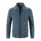 Herren Gestrickte Fleecejacke aus Baumwolle