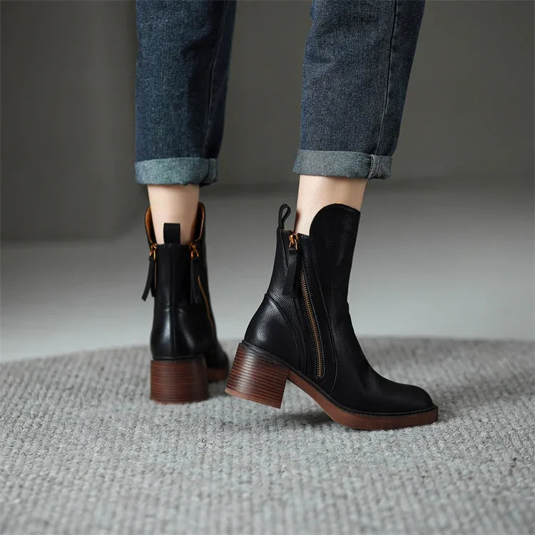 Damen Markante Chelsea Boots