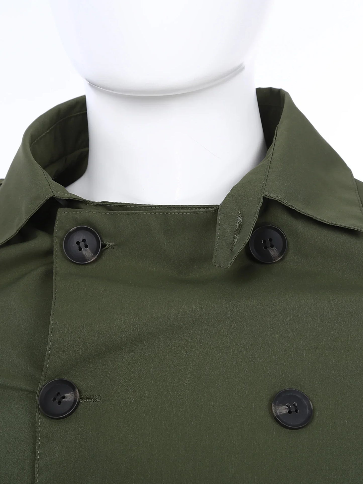 Fudus | Zweireihiger Herren Trenchcoat Mit Gürtel