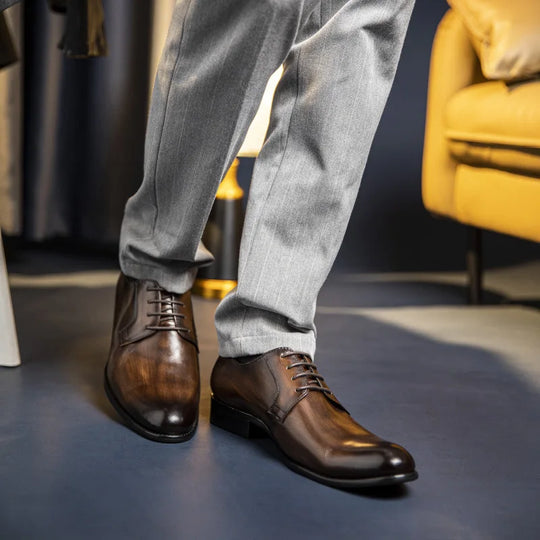 Anzugschuhe Herren Derbi Leder Italiano