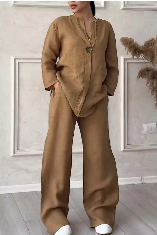 Fudus | Luftiges Baumwoll-Leinen-Set