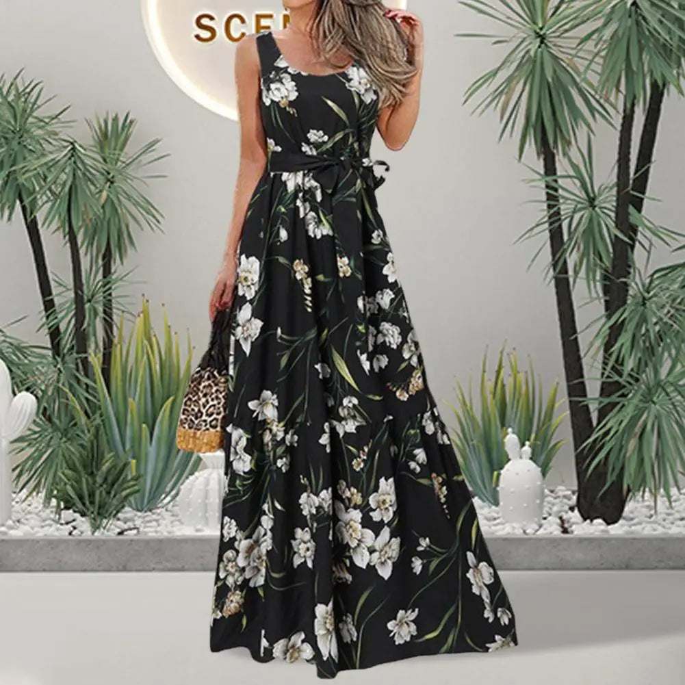 Fudus Blumen Maxikleid - Fiona