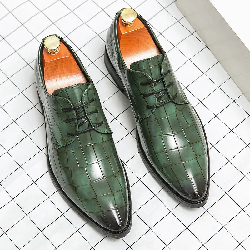 Green Oxford Business Schuhe Elegant Vielseitig Langlebig