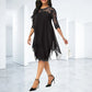 Midi Kleid Plus Size Elegant