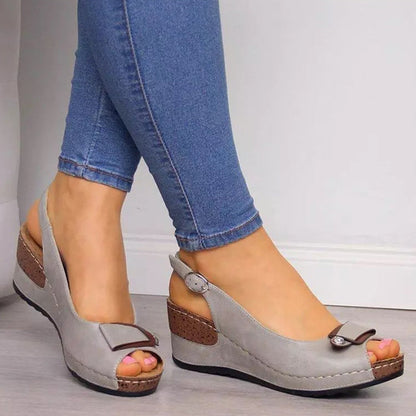 Sandaletten Orthopädisch Absatz Schmerzfrei