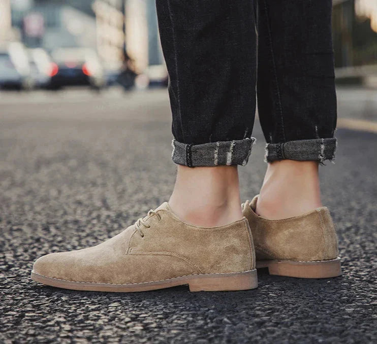 Herren Atmungsaktive Weiche Anzugschuhe Aus Kalbsleder