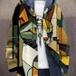Fudus Damen Jacke mit Kunstprint – Warm, Stilvoll & Bequem