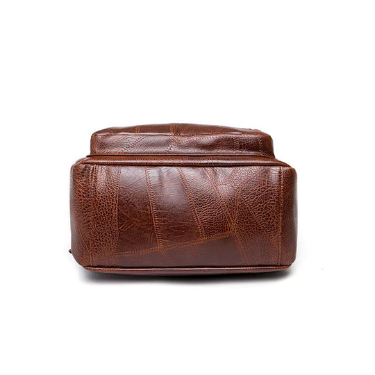 Damen Diebstahlsicherer Lederrucksack