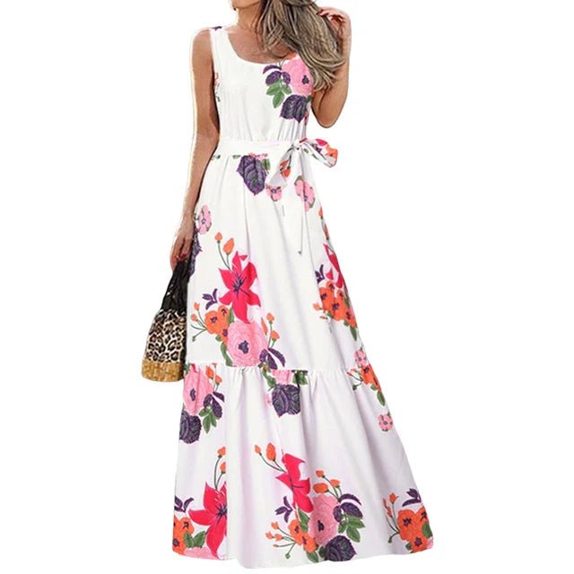 Fudus Blumen Maxikleid - Fiona