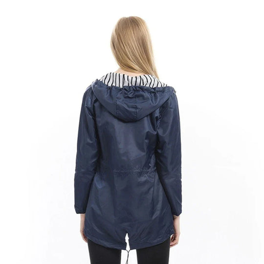 Damen Wasserdichte Parka Mit Kapuze