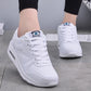 Fudus | Sneaker Damen Mode Sneakers Blau Weiß Rosa Außen Wandern Jogging Schuhe
