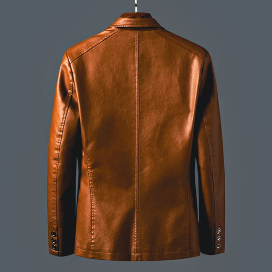 Herren Luxuriöse Lederjacke